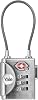 Yale YTP3323501 Wired Encrypted Padlock TSA Approved - Grey - Blister