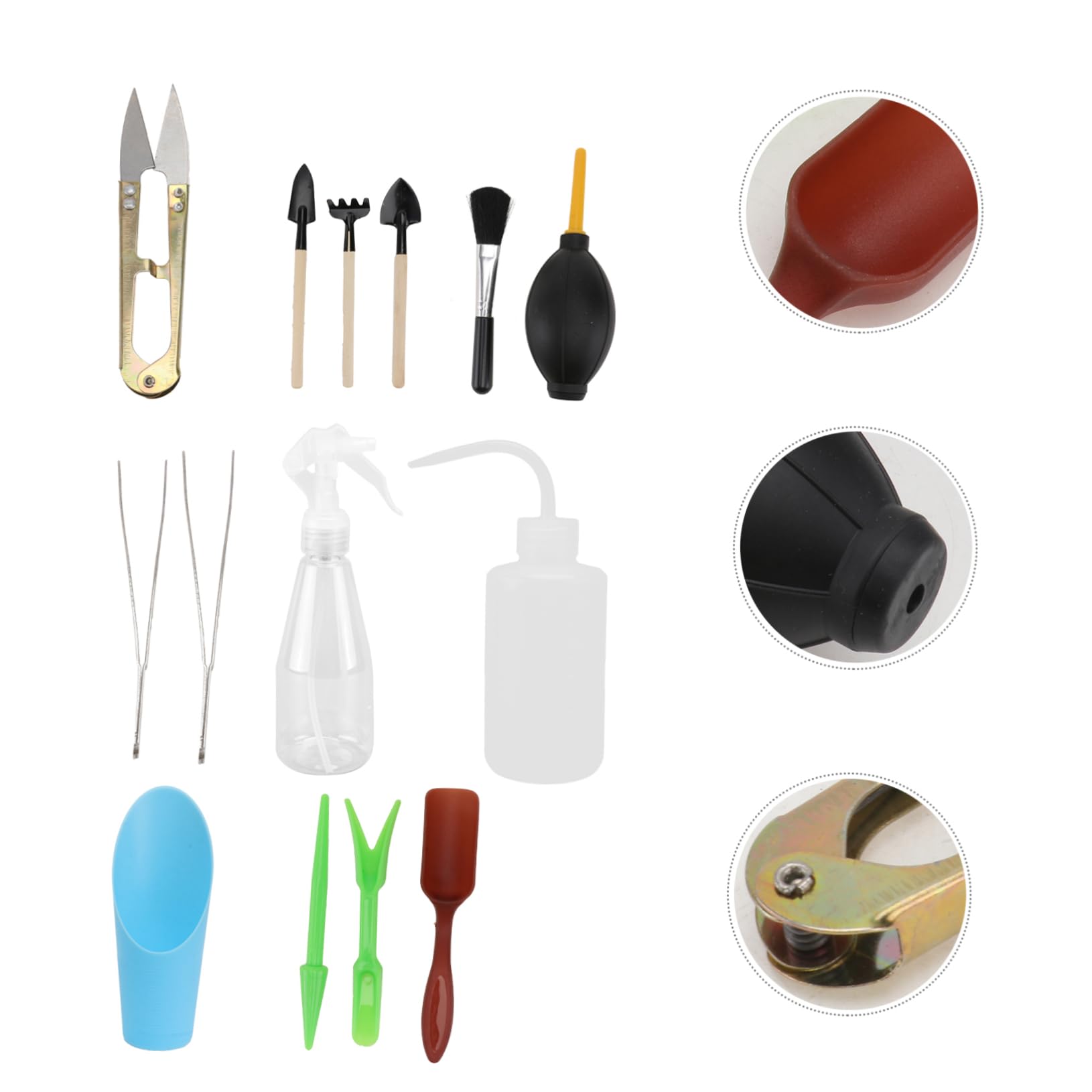 Toddmomy 3 Set Utensili Giardinaggio Materiale Durevole Attrezzi per Piantare Trapiantare Zappare e Irrigare Piante per Bonsai Piante Vaso e Cura Del Giardino