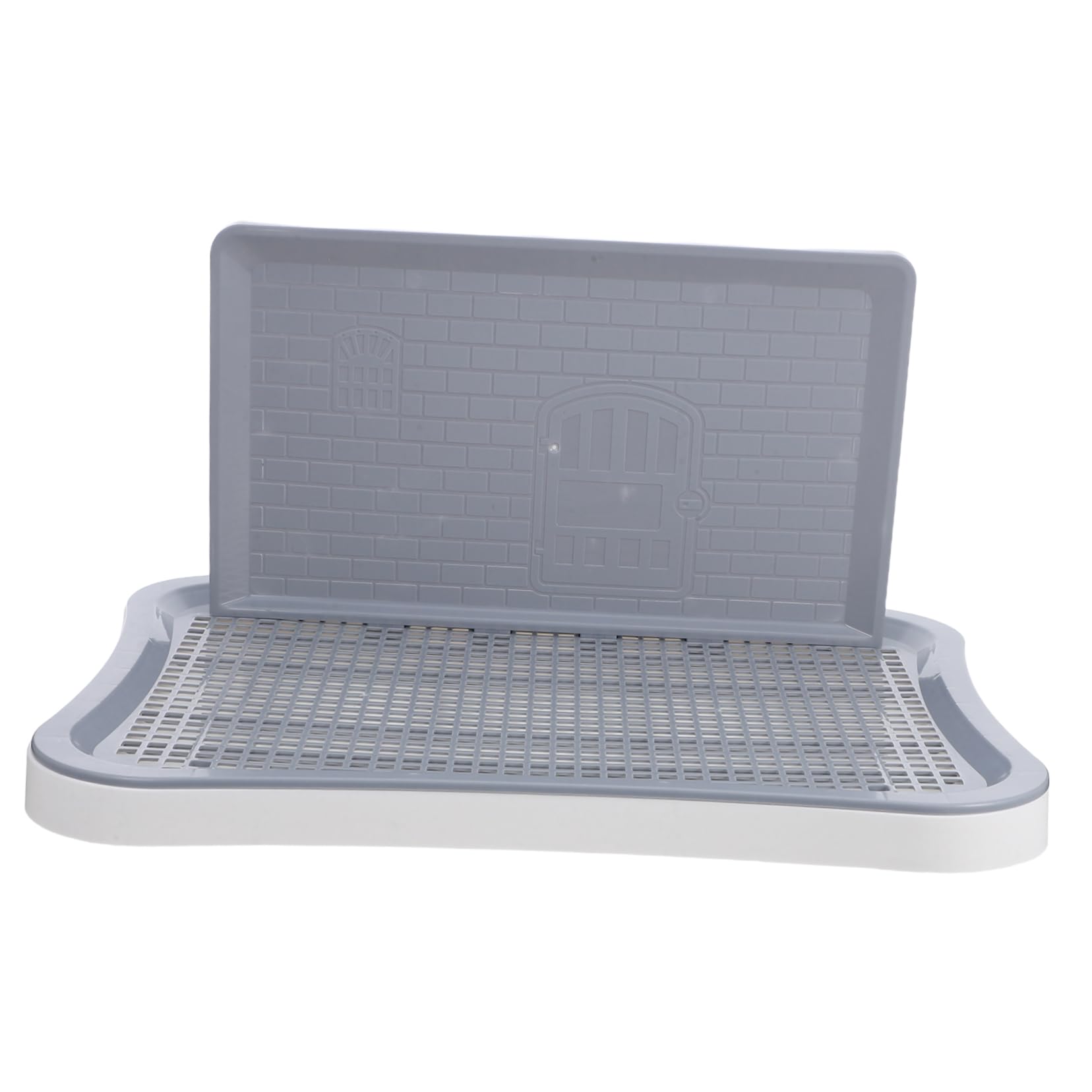 SUPVOX Portable Dog Training Toilet Outdoor Puppy Potty Training Pad Mesh Potty Fence for Dogs Wall-Grid Design Easy to Clean