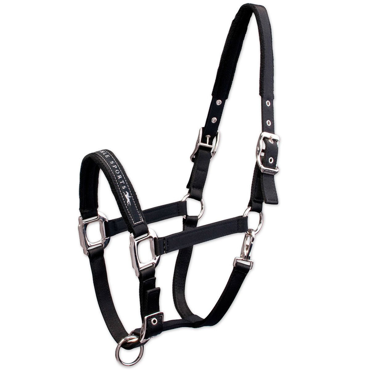 Cabestro Schockemöhle Sports Memphis negro para caballo Thoroughbred de hípica