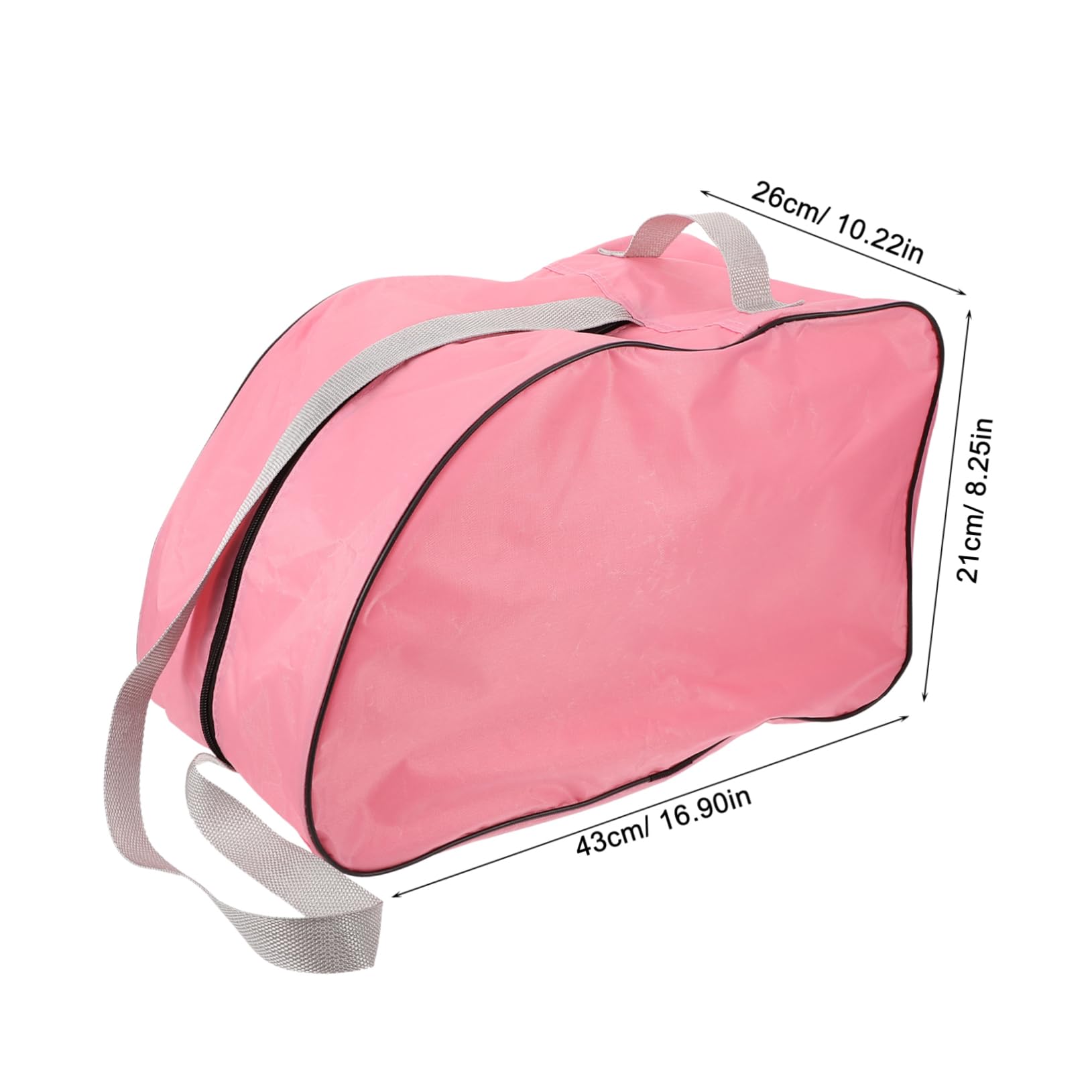 Yardwe Roller Skates Bag for Girls Ice Skates Bag Wear-resist Portable Holder