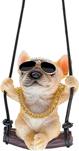 Bulldog francés - Accesorios para colgar en el espejo retrovisor, accesorios geniales para colgar en el espejo retrovisor interior, decoración de