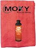 Bowlerstore Products Storm Reacta Gloss Bowling Ball Cleaner - 8oz with Moxy Micro Fiber Cleaning Towel Red