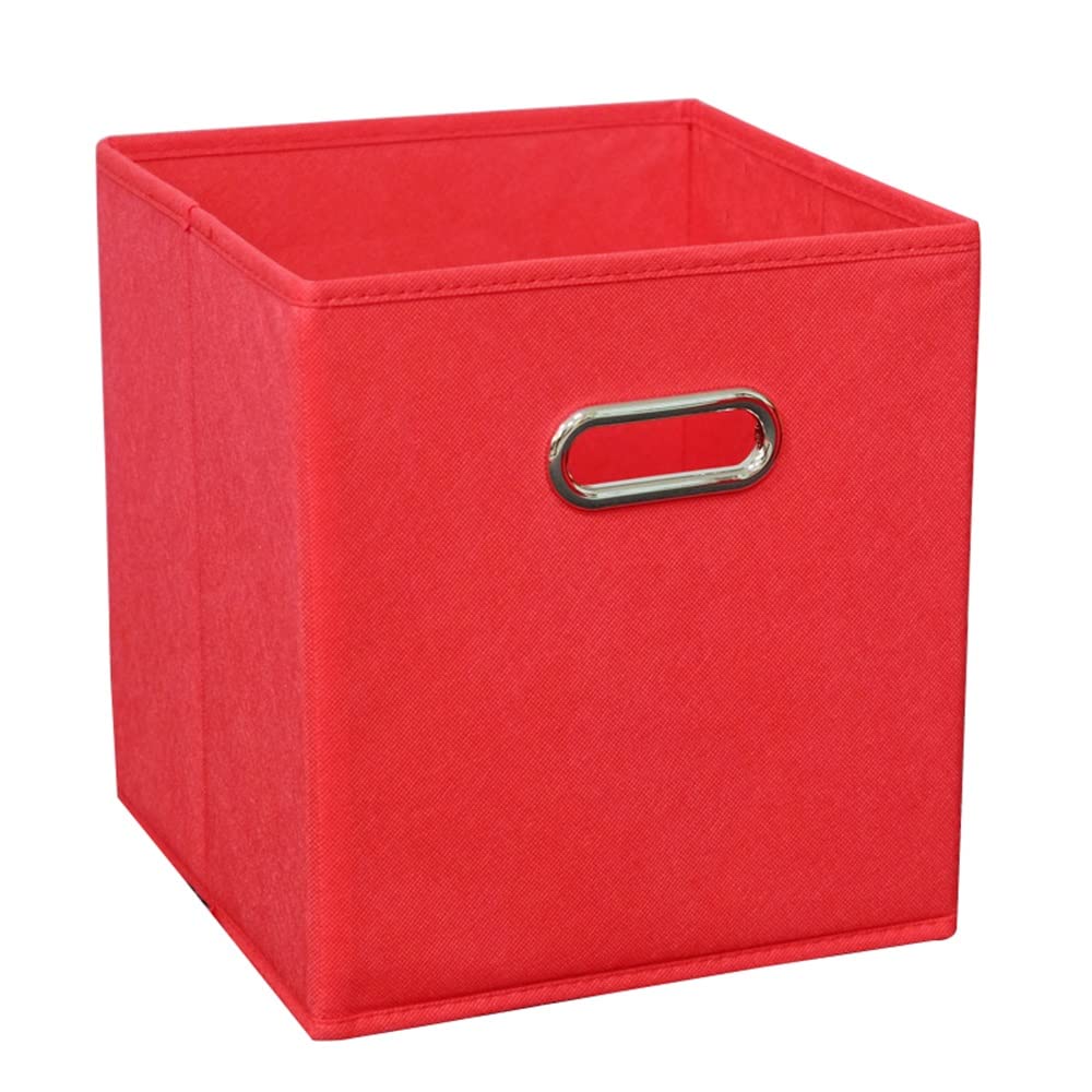 ETRGFTHU Foldable Clothes Storage Box Household Large Capacity Organizer Wardrobe Debris Under-bed Book Storage Odorless(Red)