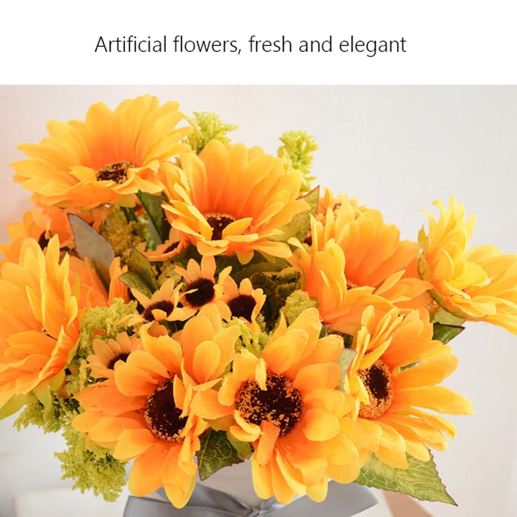 Künstliche Blume Tulpe Kunstblumen Set Blumenarrangement mit Keramik Spiralmuster Vase Kleine Faux Trockenblume für Wohnzimmer Dekor Zuhause und Büro Artificia