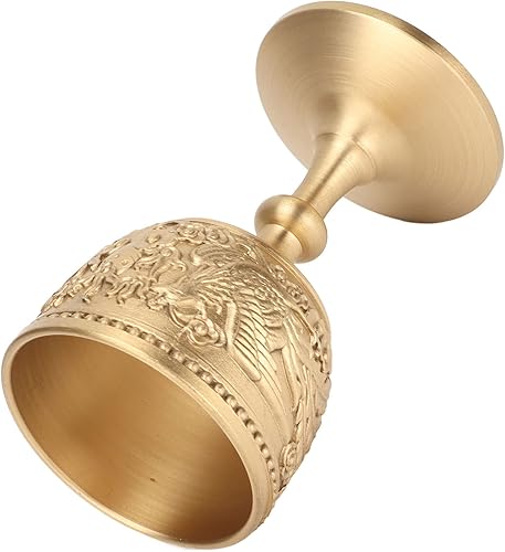 Miniatura 9 de Pimp Cup - Cáliz dorado – Cáliz real de latón, cáliz medieval vintage dorado para fiesta, banquete de boda