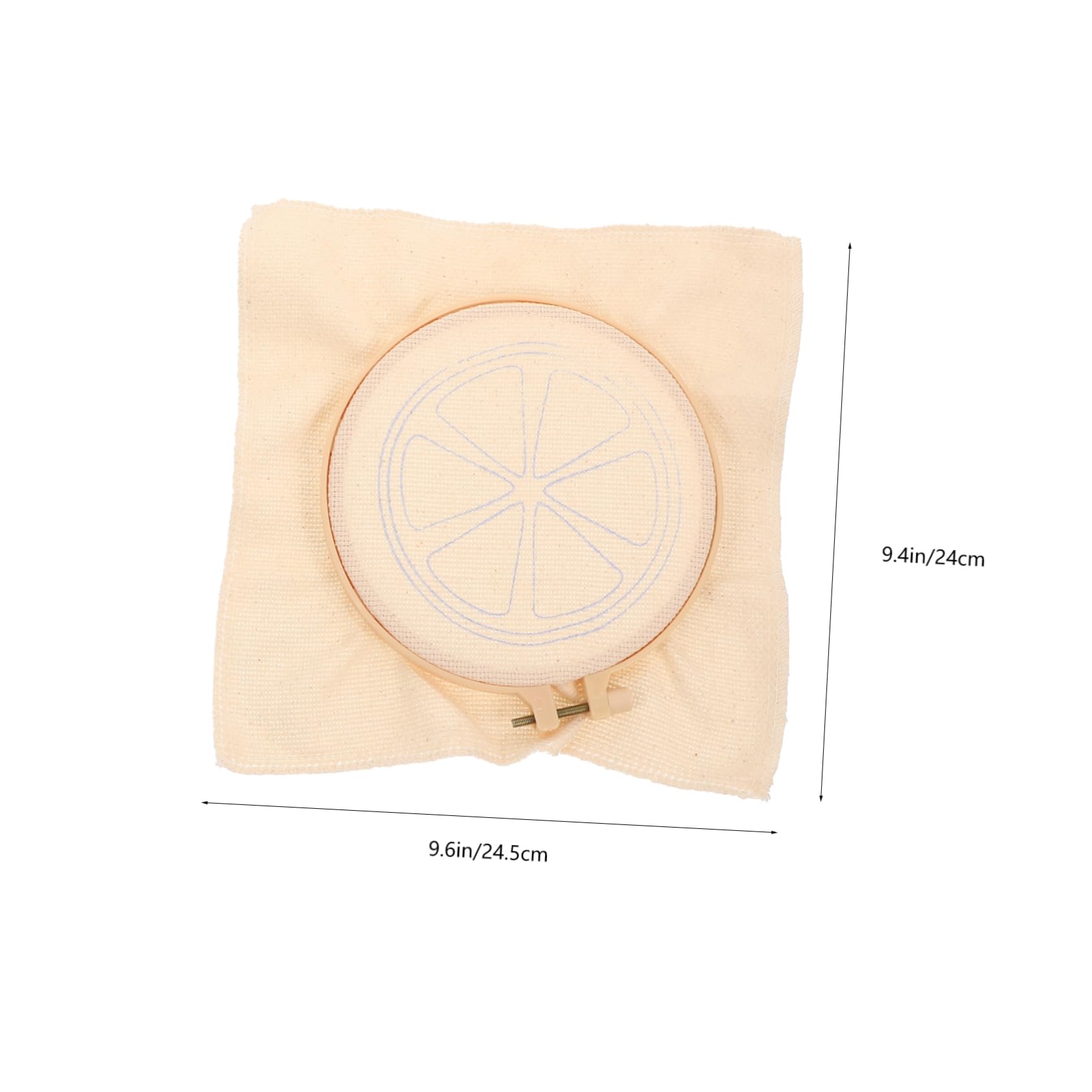 Homoyoyo Punch Needle Embroidery Coaster Material 1 Set Coaster Kit Punch Needle Supplies