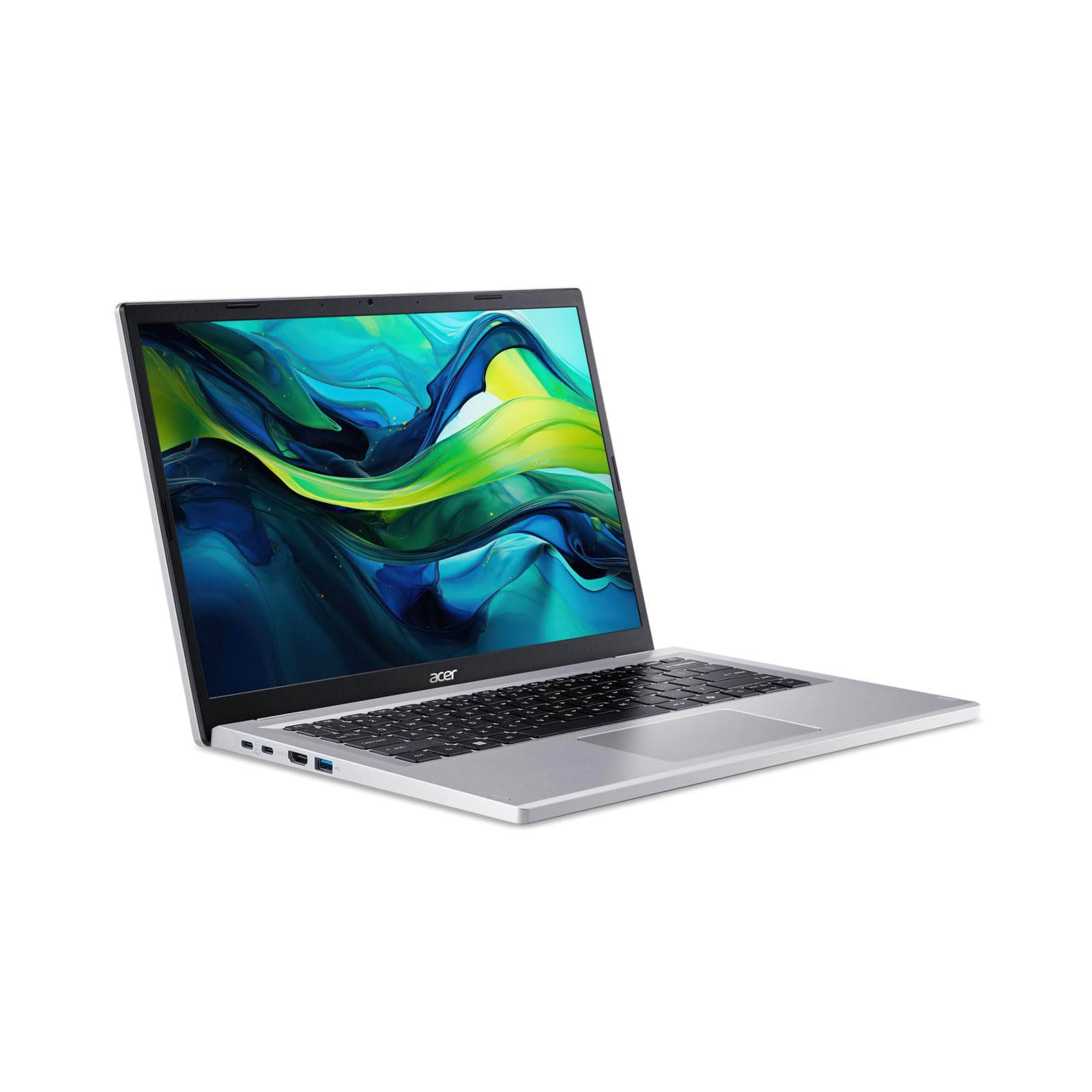 Acer Aspire Go 14 PC Portable 14" WUXGA IPS 60Hz AMD Ryzen 5-7520U 16Go RAM 512Go SSD AMD Radeon Graphics Windows 11 Home Argent Clavier FR AZERTY AG14-22P-R909