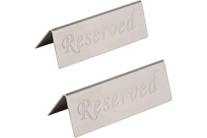 Tabletop Sign Desk Top Stand Tent Sign - Set Of 2 -...