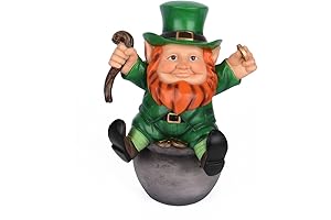 Tiny Leprechaun Figurine: A Gleaming Symbol of Luck and Mischief
