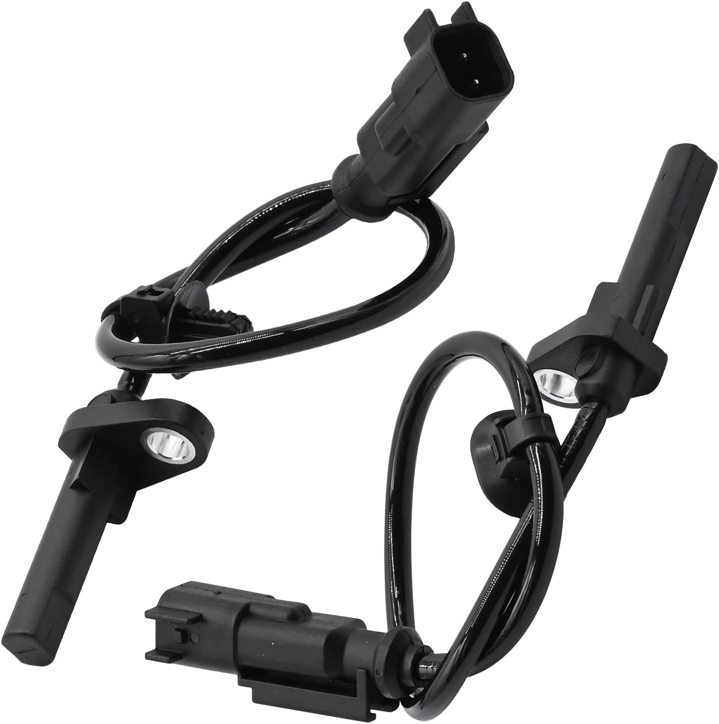 2pcs Rear Left and Right ABS Wheel Speed Sensor Compatible with Ford Transit 150 250 350 HD #BK3Z2C204A ALS2717 w/Dual Rear Wheels 15 16 17 18 19 20 21 22 23 24