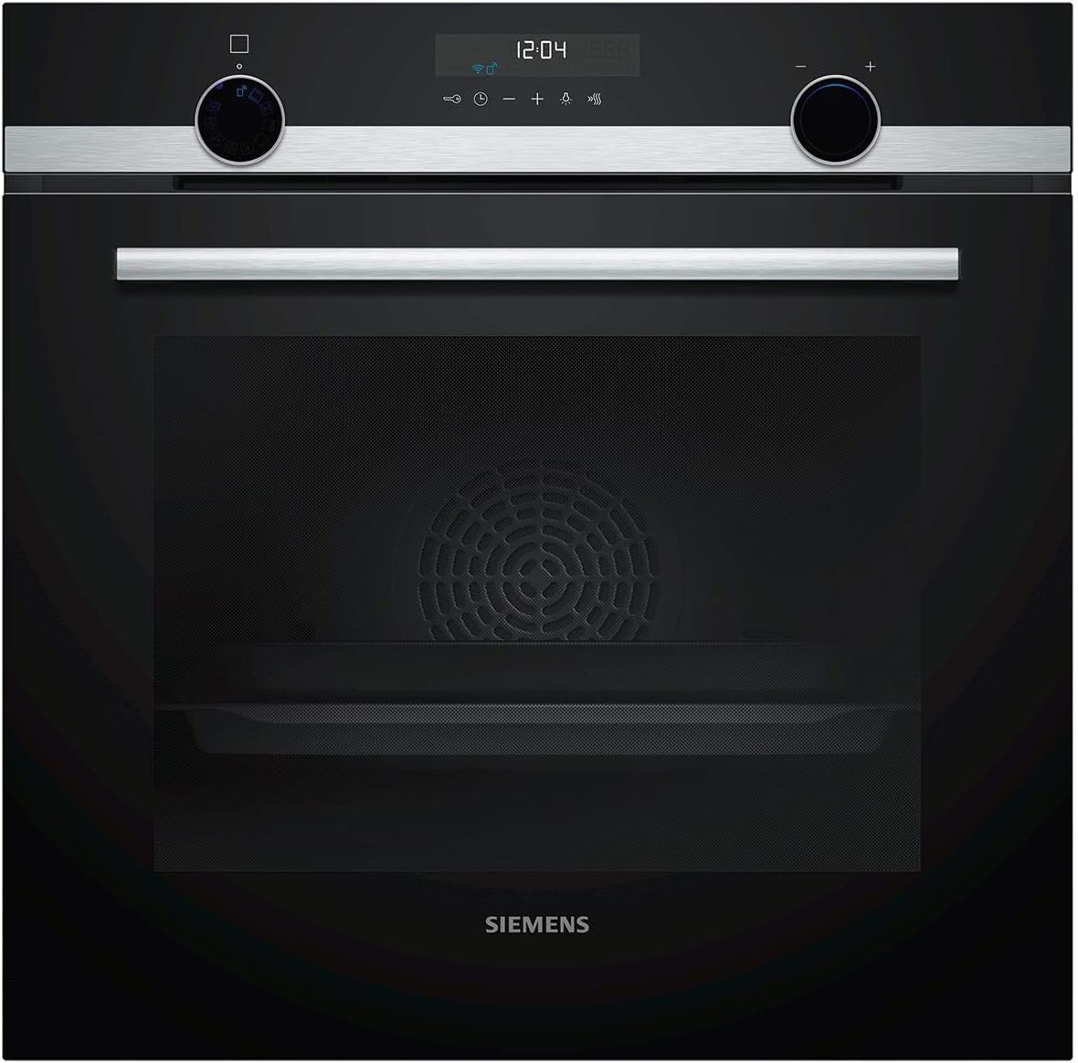 Siemens HB578BBS6 iQ500 - Forno da incasso, compatibile con Smart Home Connect, senza preriscaldamento, aria calda 3D Plus