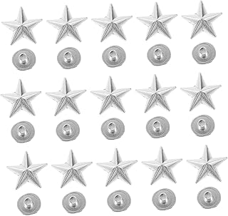 ABOOFAN 50 Pçs Roupas Punk Crafting Kit De Pregos Sapatos Pregos Roupas Punk Spikes Punk Spike Para Roupas Pregos Para Roupas Pregos Punk Decoram Brincos Sapatos Punk Chapéu De Pentagrama