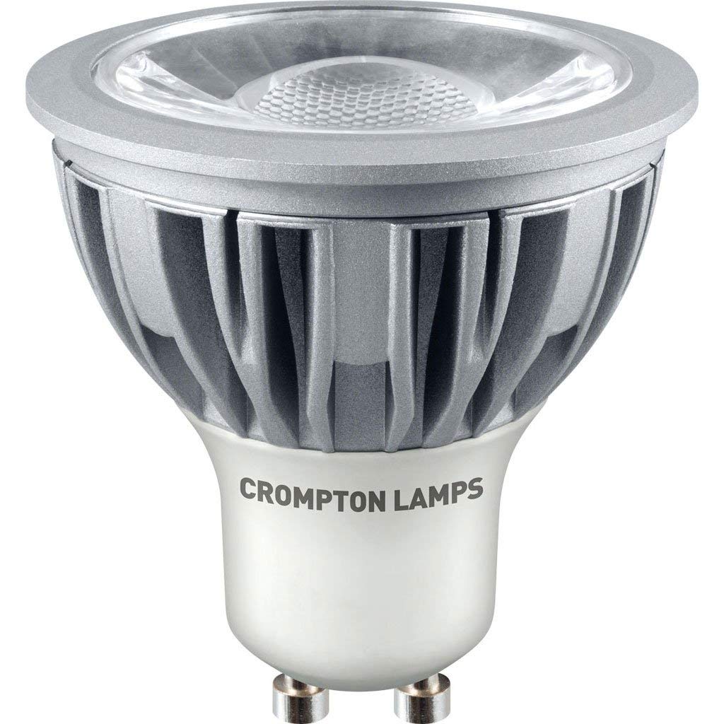 Crompton Lamps Warm White Led Gu10 Spotlight Bulbs 5W | Dimmable | 3000K | Energy Saving Lightbulbs For Ceiling Lights | 520 Lumens | Direct Replacement | Gu10 Led Bulb