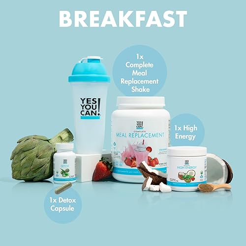 Miniatura 4 de Yes You Can! Kit de desintoxicación Plus (vainilla de reemplazo de comidas, mango de aloe vera) – Polvo completo de reemplazo de comidas,