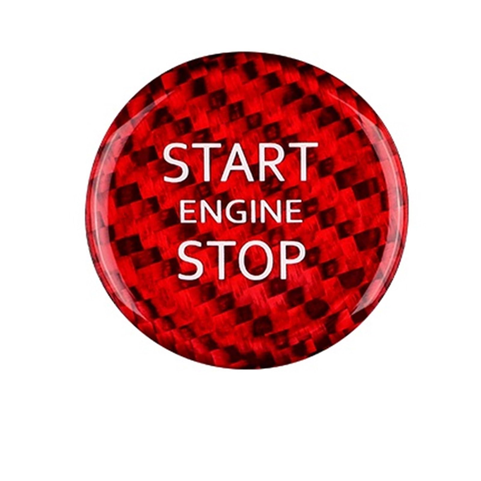 for Nissan for Sylphy for Sentra for Altima for Teana 2020 2021 2022 2023 Start Engine Stop Button Sticker Car Interior Mouldings(Red)