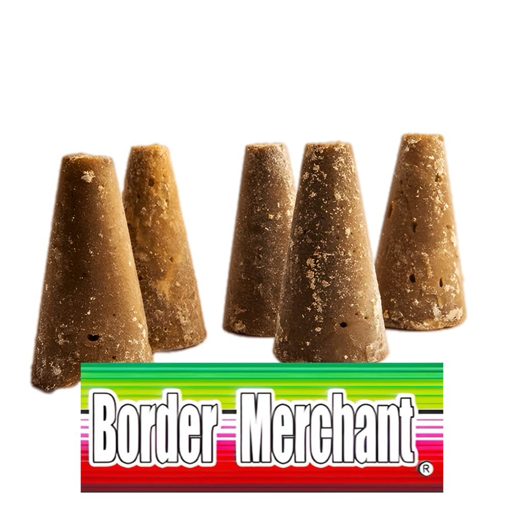 Piloncillo Mexican Brown Sugarcane Cone | 8oz | Pack of 5