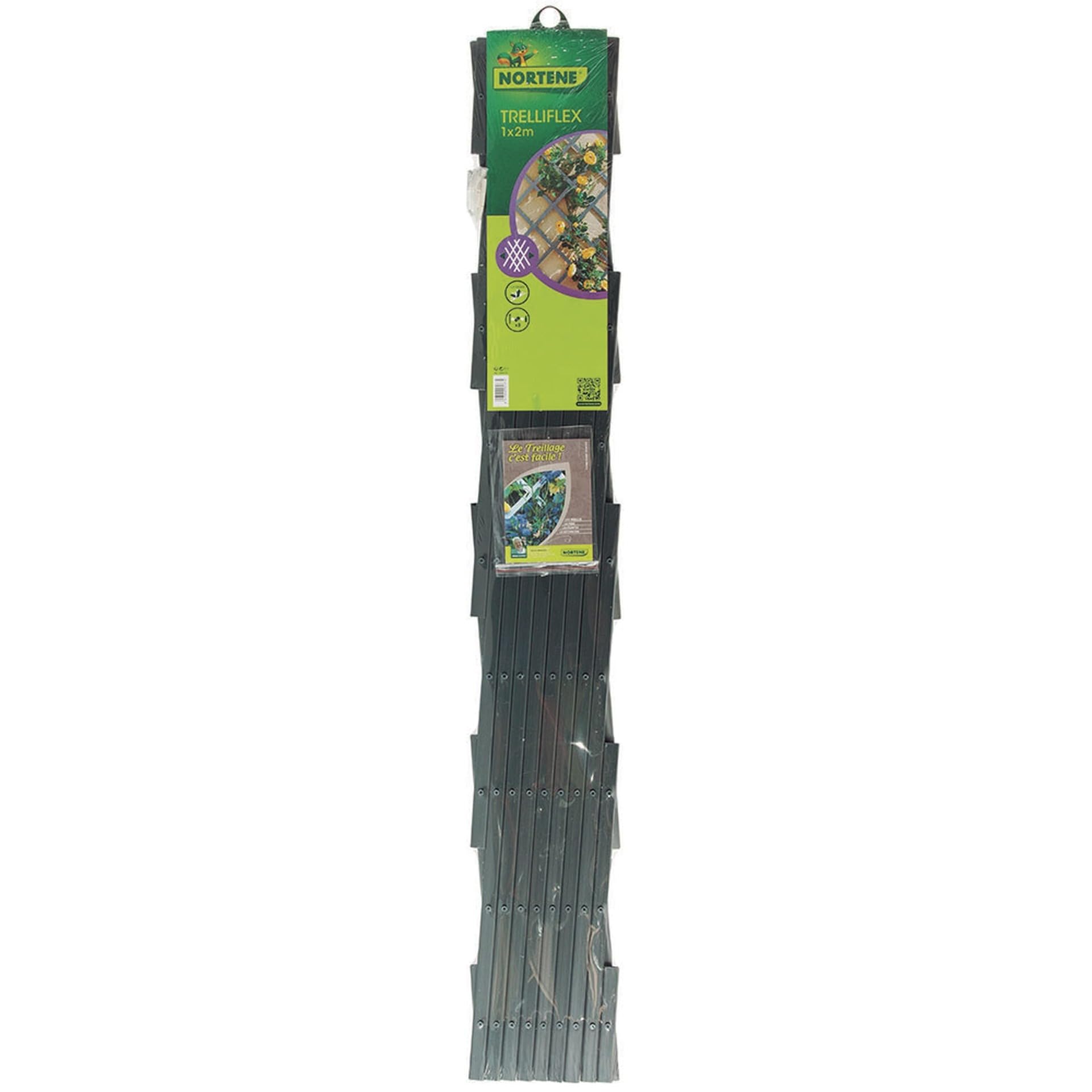 Celosia PVC Extensible 1x2 m verde Trelliflex Nortene