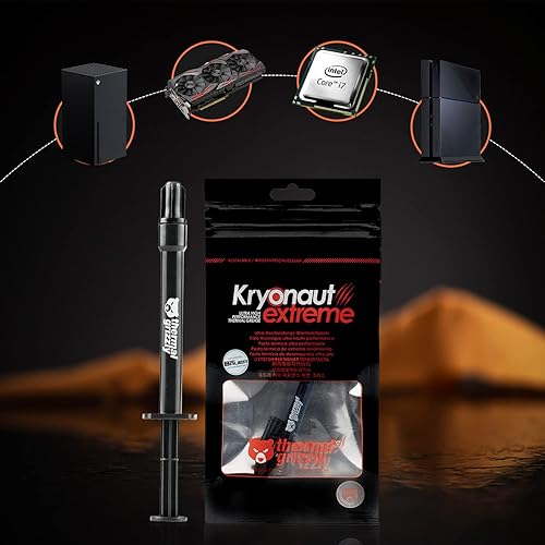 Miniatura 3 de Thermal Grizzly Kryonaut Extreme - Pasta térmica de CPU de alto rendimiento para enfriar todos los procesadores, tarjetas gráficas, disipadores de