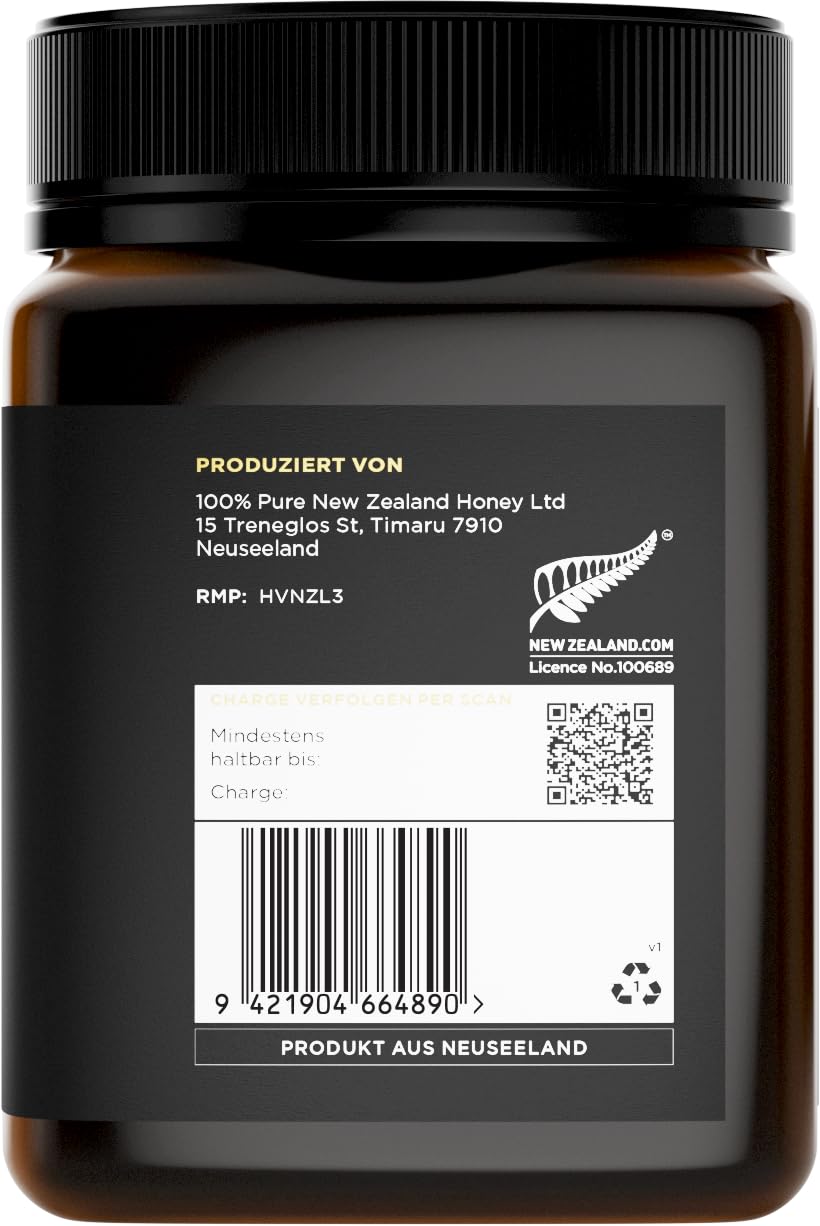 Watson & Son Manuka Honig MGO 400+ 1000g | Premium Qualität aus Neuseeland
