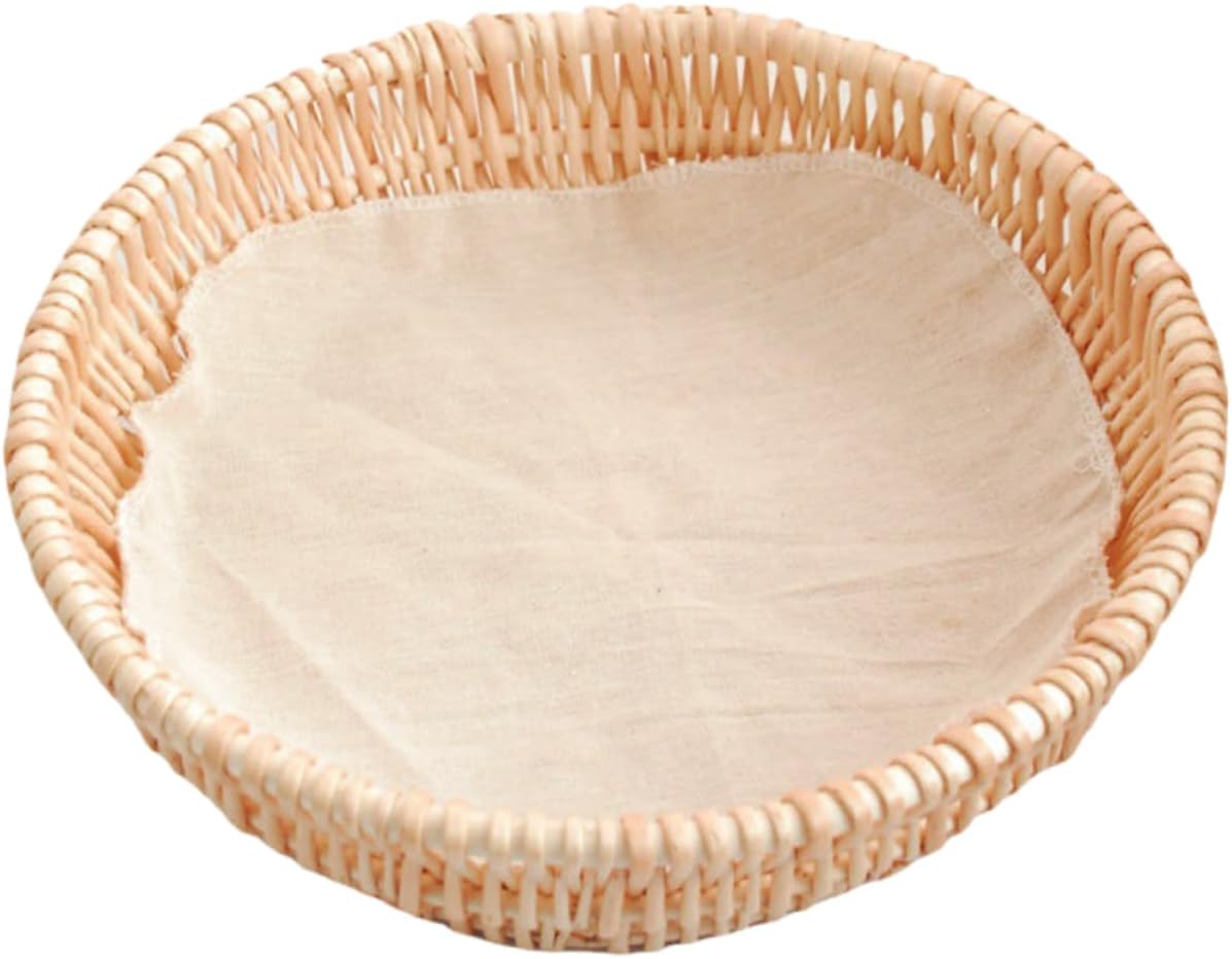 Bread Baskets for Serving Rattan Bread Basket Kitchen Fruit Holder Bulk