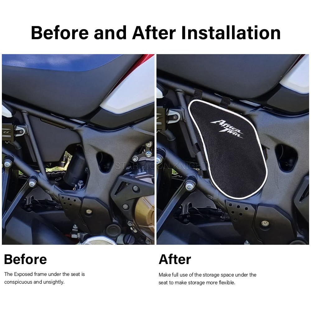 CRF 1000L Africa Twin Adventure Sports Crash bar Borsa porta attrezzi per Honda CRF1000L Africa Twin DCT Borse telaio