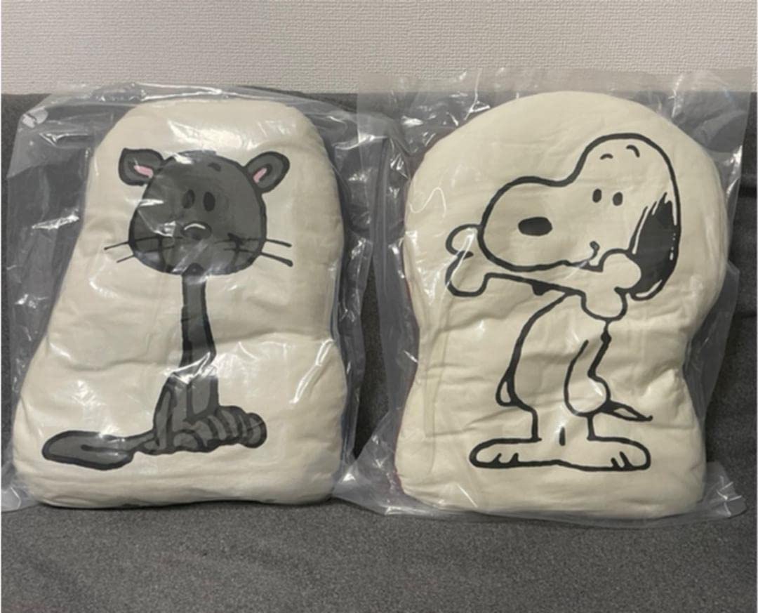 SNOOPY - スヌーピー　ファーロン　ニット　クッション スヌーピーミュージアム限定＊ニットクッション＊スヌーピー