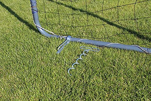 Dyndal 3er Set Fussballtor-Erdanker für bis zu 38mm Stangendurchmesser gegen Wind