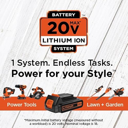 Miniatura 2 de Destornilladorperforadora Black  Decker 20 V MAX con 1 baterías de litio