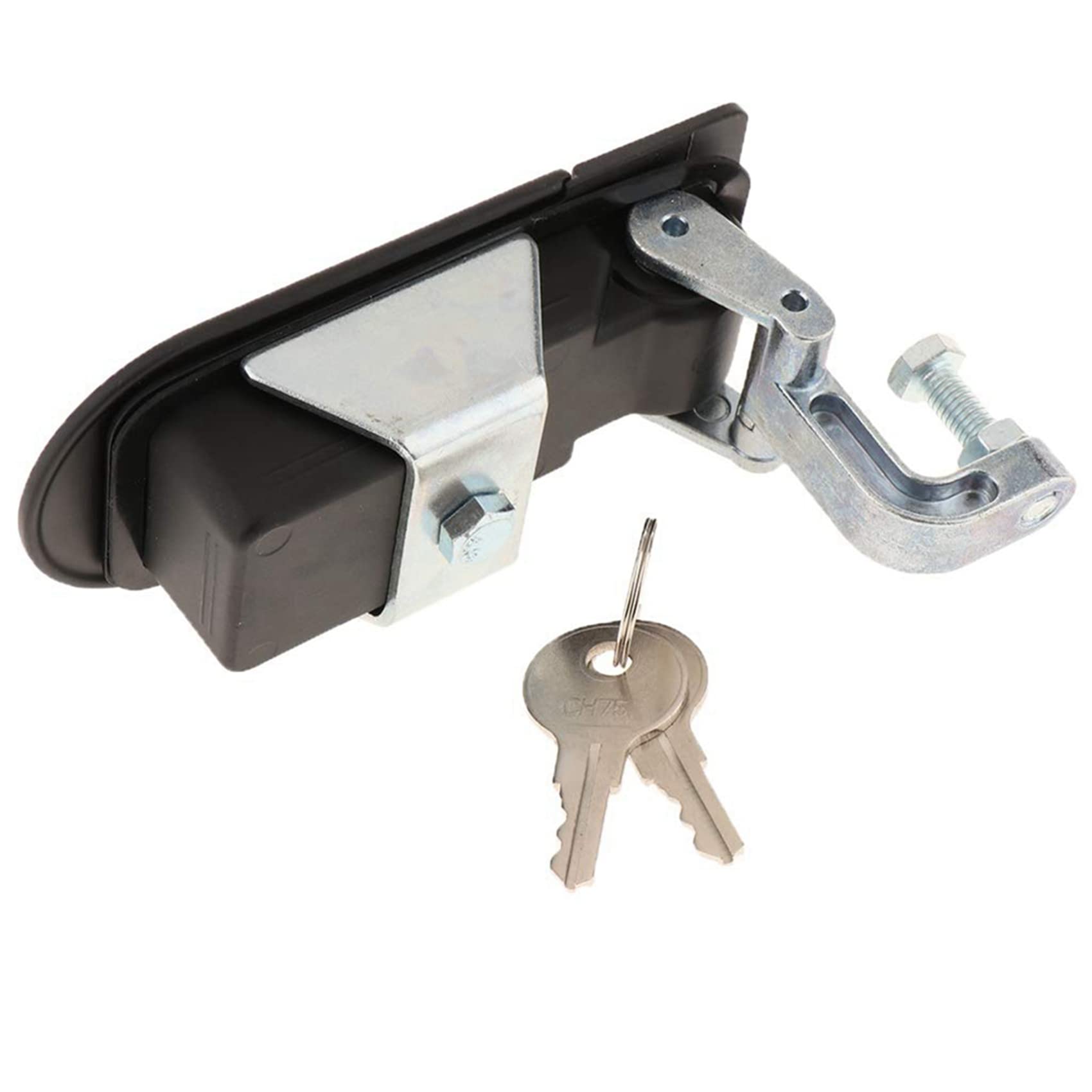 5 x Türschloss, robust, Kompressionsriegel, Hebelschloss für Wohnmobil, Marine
