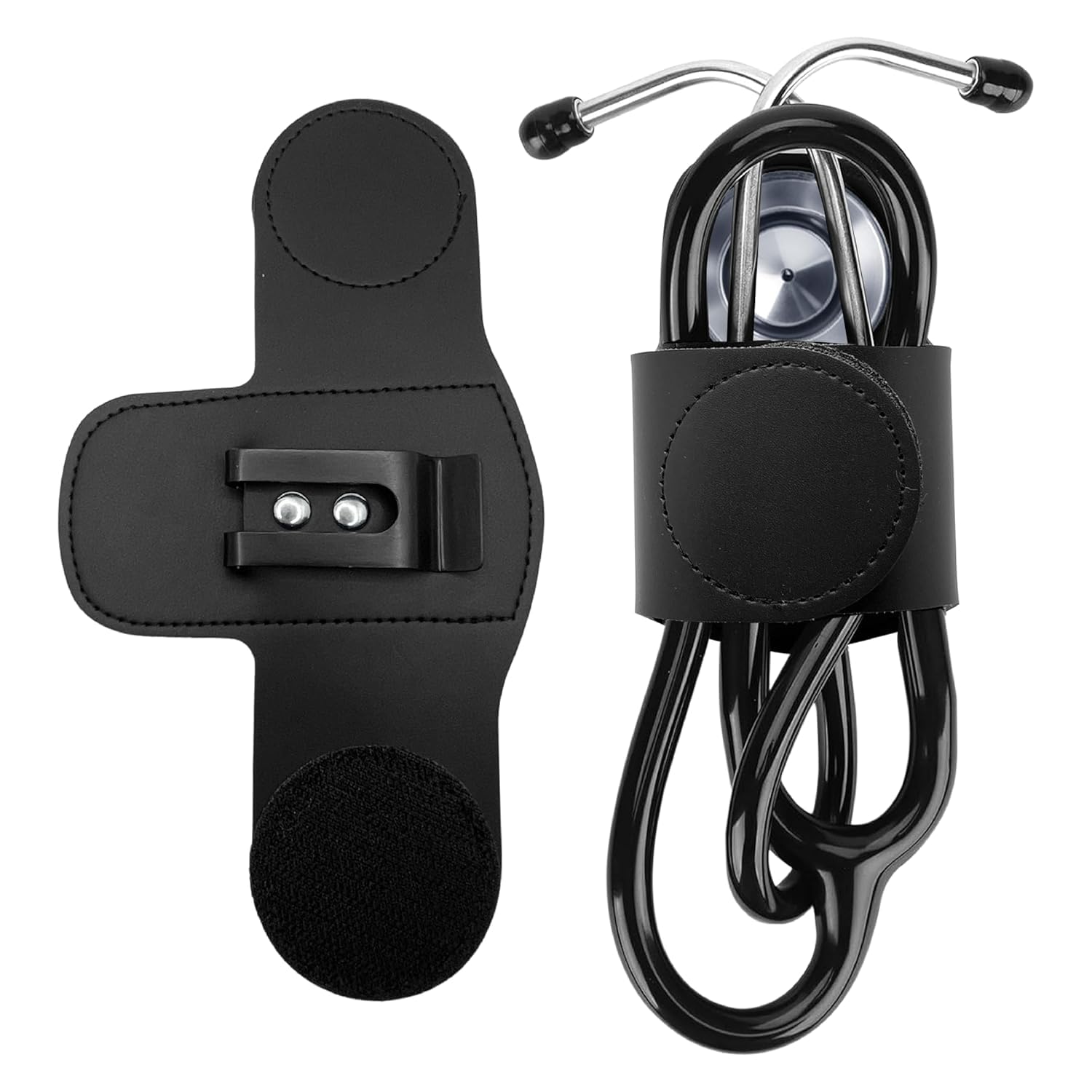 meloxy Stethoscope Holder Hip Clip – Compatible with Littmann Classic 3, Cardiology 4, Eko Core 500 Digital Stethoscopes – Hands-Free Stethoscope Accessories for Doctors, Nurses, EMTs