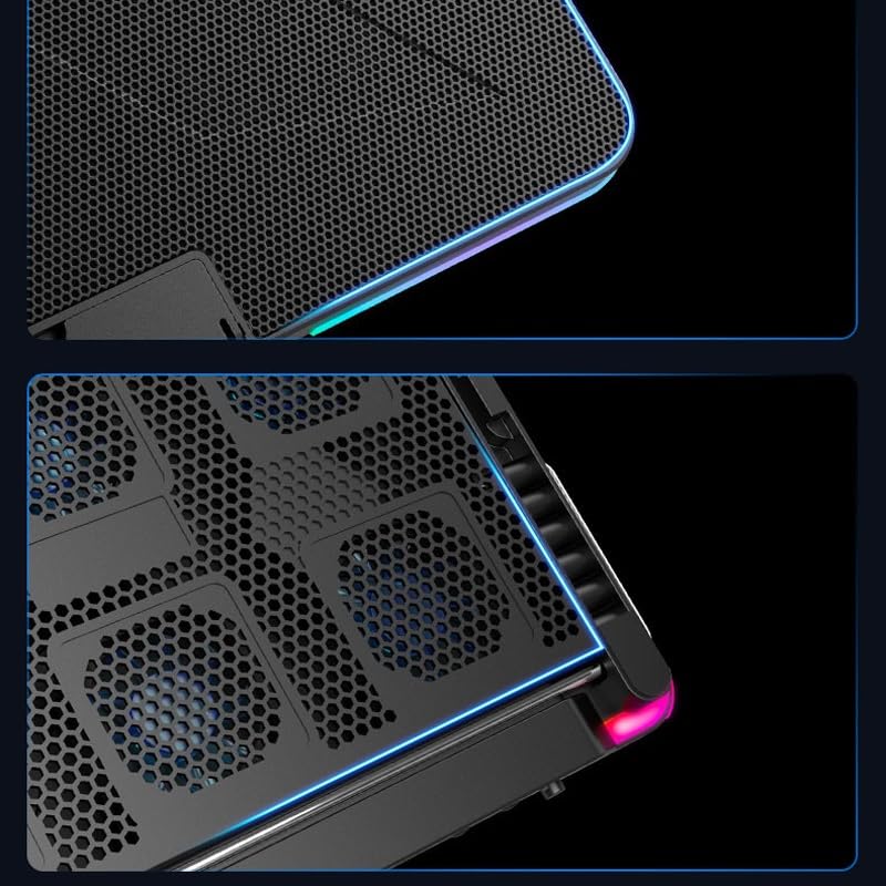Base ajustable con ventilador para laptop miniatura 4