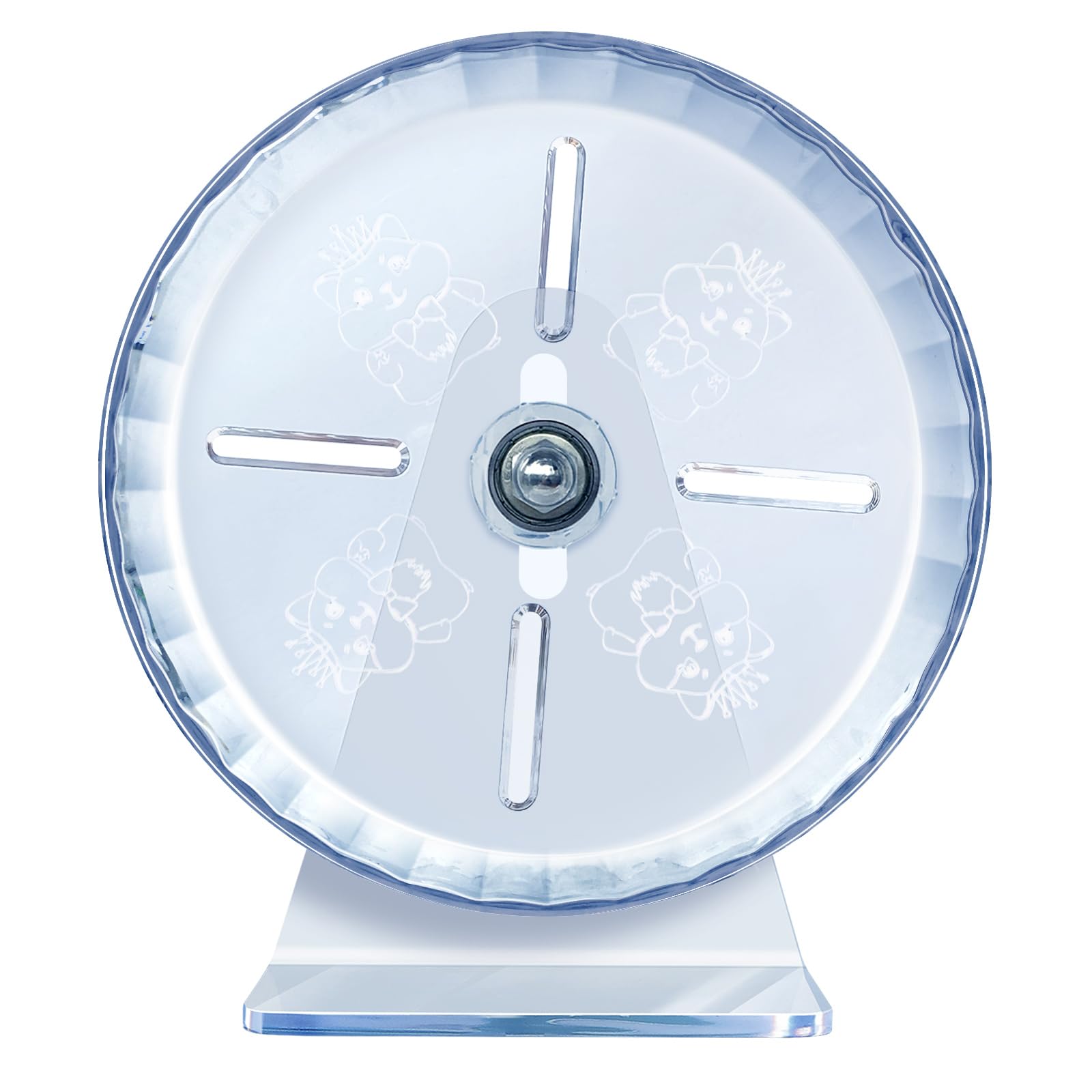 lazYYzal Silent Hamster Wheel, Super-Silent Hamster Exercise Wheels Accessories, Quiet Ru…
