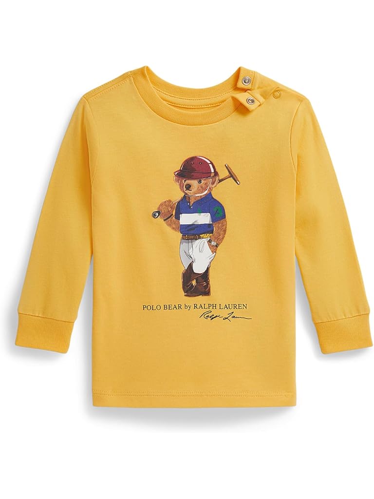 Yellow Polo Ralph Lauren Polo Bear Cotton Long-Sleeve Tee (Infant)