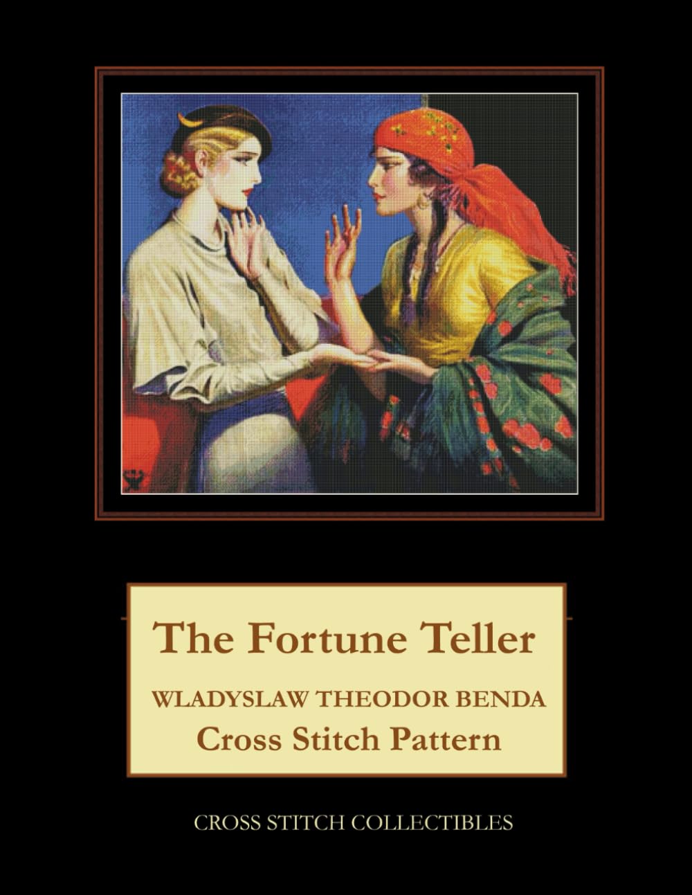 The Fortune Teller: Wladyslaw Theodor Benda Cross Stitch Pattern