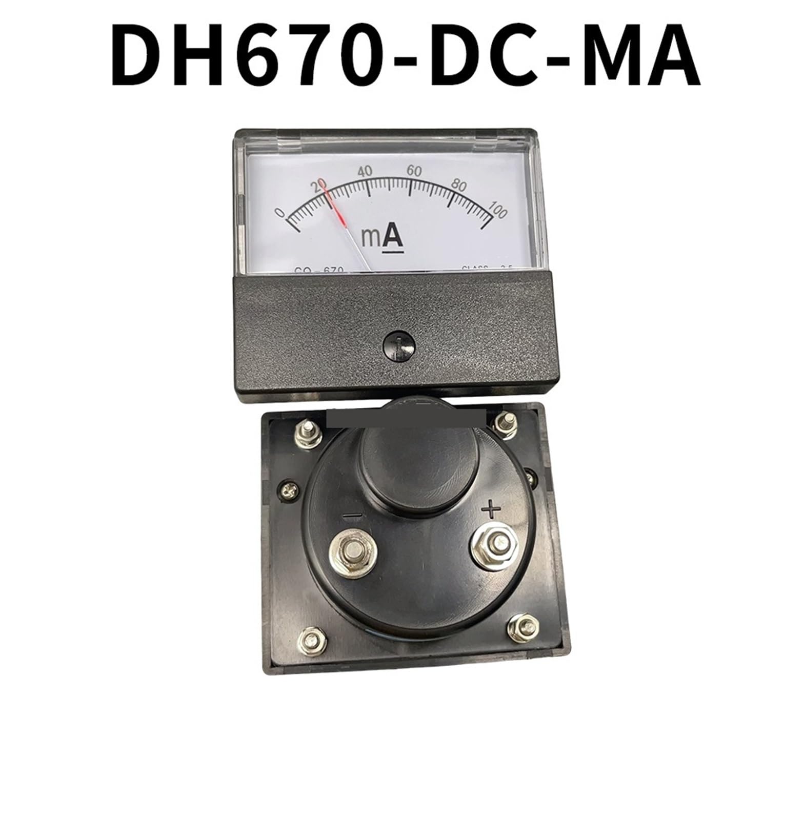 DC 0-50V Voltmeter Analog Spannungs Messgerät Gleichstrom Neu