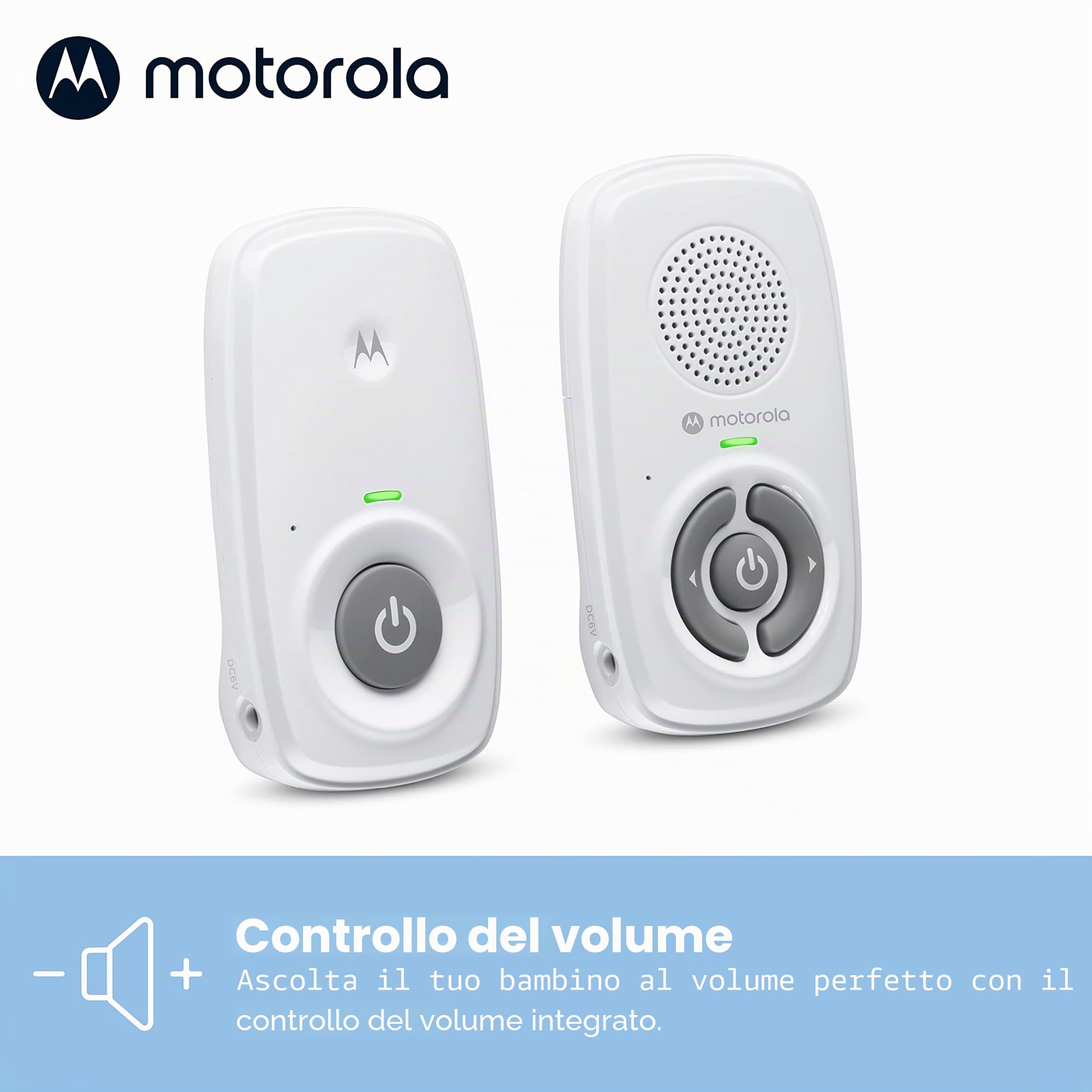 Motorola Nursery AM21/MBP21 Monitor Audio Baby DECT 300m