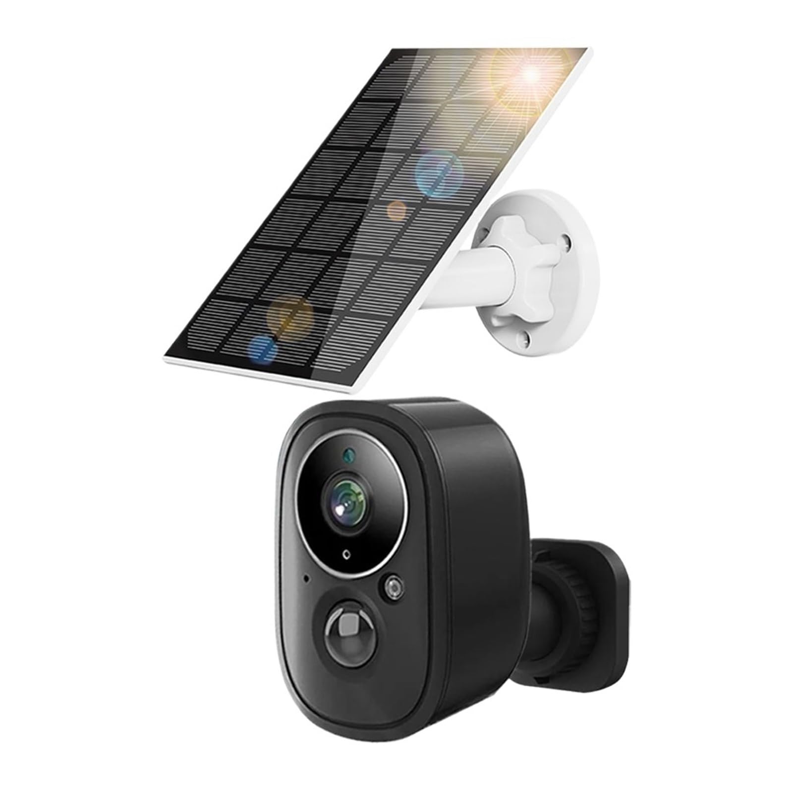 JVDDI 5MP Tuya Solar Wifi Camera Outdoor Color Night Vision Built In Rechargeable Battery CCTV Security Surveillance Smar Life(5MP Add 64G Card)