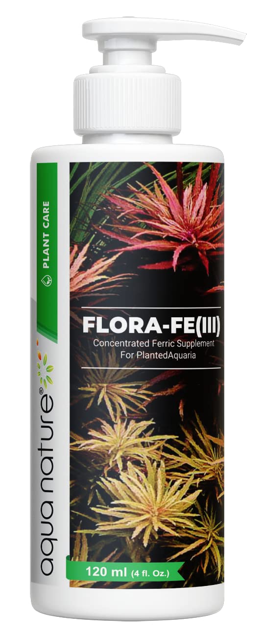 See full amazon price history chart for AquaNature Flora Fe (III) Concentrated Ferric Supplement for Freshwater Planted Aquaria (120ml) AquaNature Flora Fe (III) Concentrated Ferric Supplement for Freshwater Planted Aquaria (120ml) (B0B63V7TL9) Amazon Price History, Amazon Price Tracker