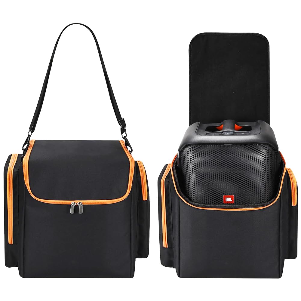 Le Sac de Transport pour Enceinte JBL PartyBox Encore Essential, Sac de Rangement avec bandoulière pour Accessoires de Microphone, Housse de Protection de Voyage
