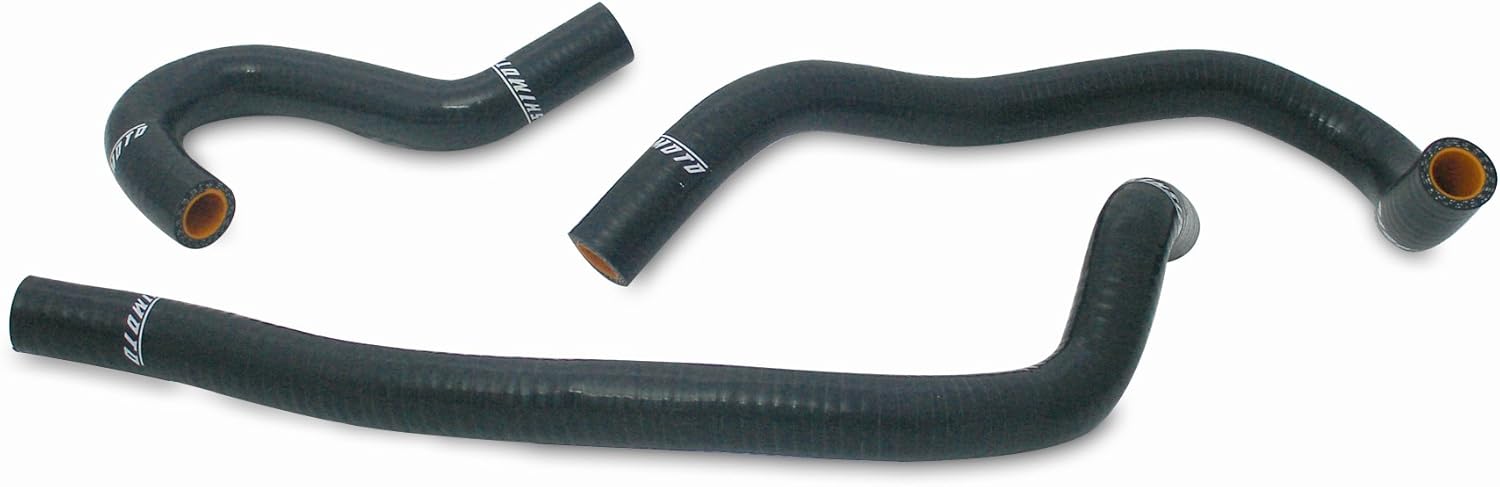 Mishimoto MMHOSE-SUP-86HHBK Heater Hose Kit Fits Toyota Supra 1986-1992 Black