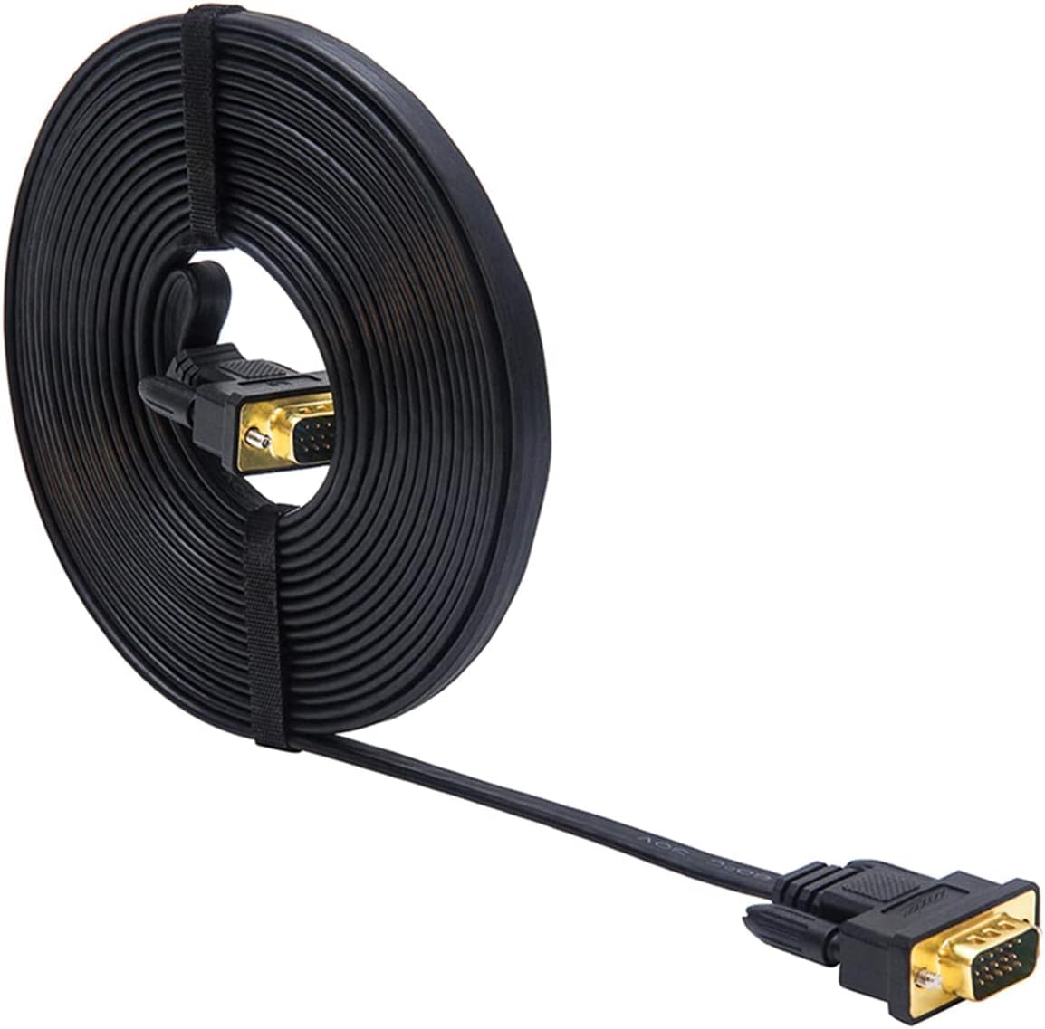 DTECH Ultra Thin VGA Cable - 15ft Male to Male -7 DTECH Ultra Thin VGA Cable - 15ft Male to Male -7