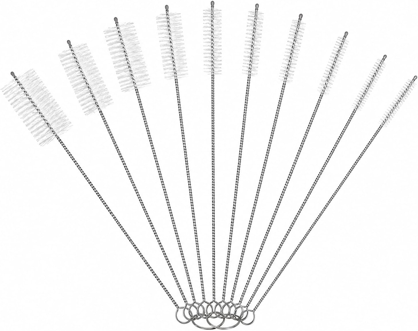 10 Sizes Flexible Pipe Brush, Multi Purpose Straw Cleaner Brush
