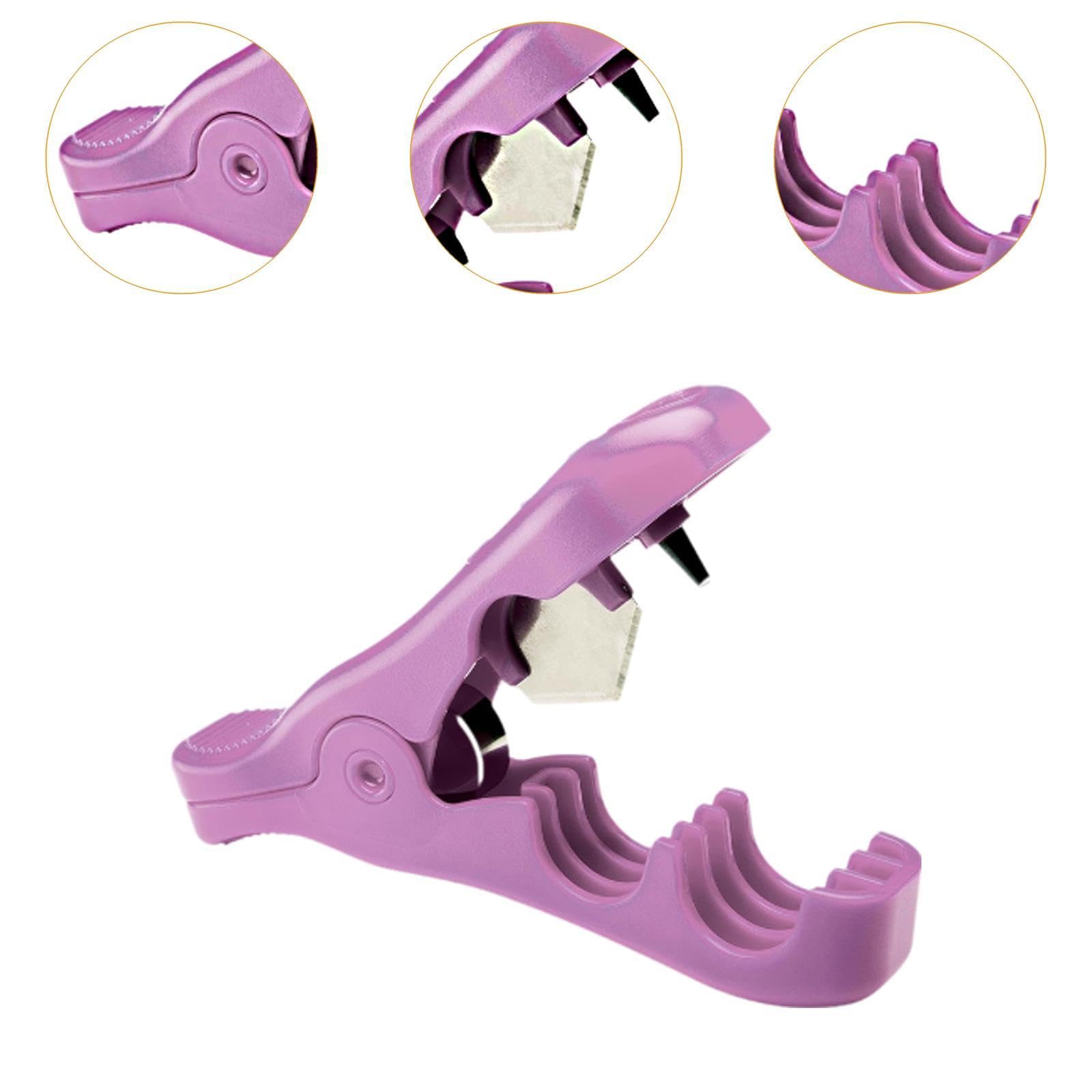 2 in 1 Drip Irrigation Punch Tool Combination Tubing Cutter Purple Gardening Supplies for Plant Greenhouse Vegetable Garden