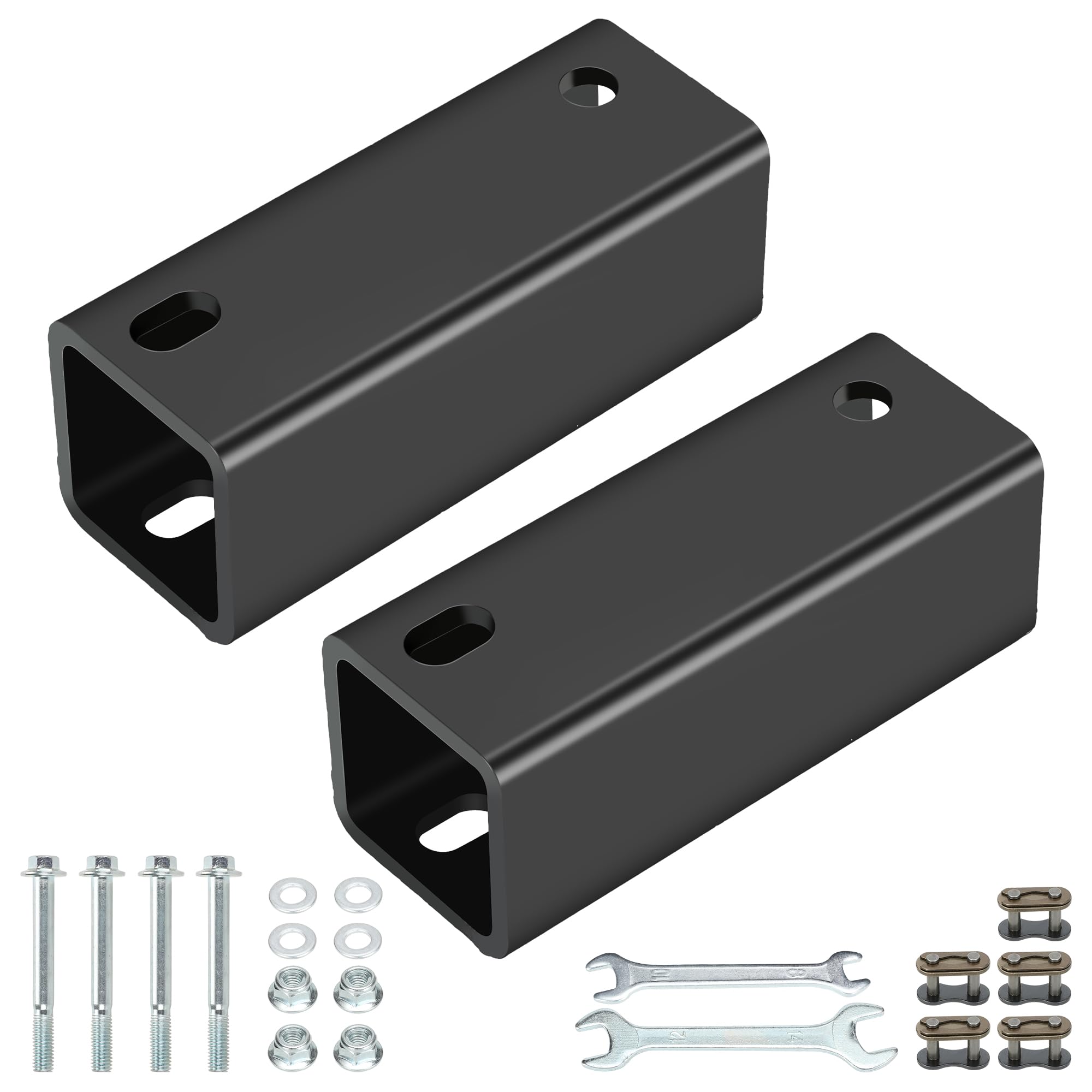 YOXUFA Engine Motor Riser Mount Square Tube 1.5" x 1.5" for Predator 212cc 224cc 196cc Coleman CT200U BT200X CT200U-EX Baja Warrior MB200 Mini Bike GX160 GX200 Engine 5.5hp 6.5hp Go Kart Parts