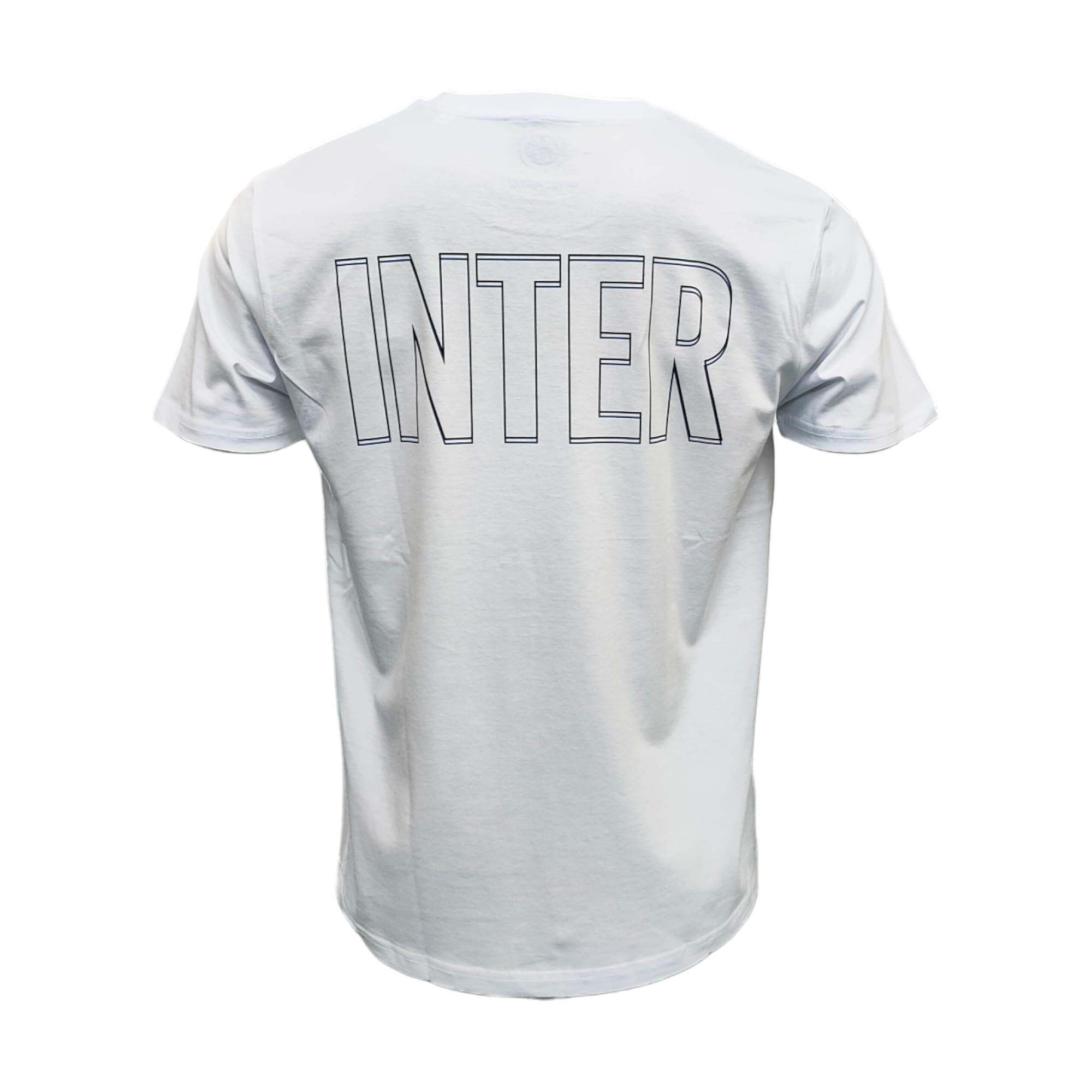 Inter T-Shirt Oversized Logo Bianca Camiseta Hombre Unisex Adulto