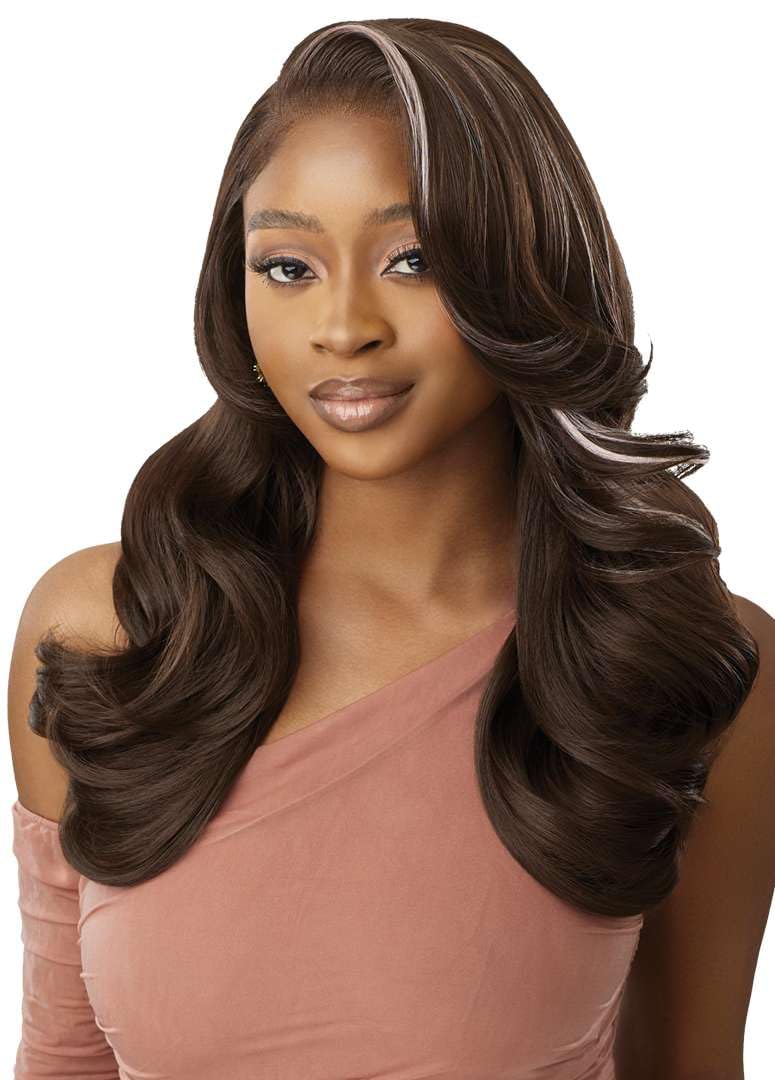 Outre Lace Front Wig - Perfect Hair Line 13X6 - Kihara (OFF BLACK 1B)