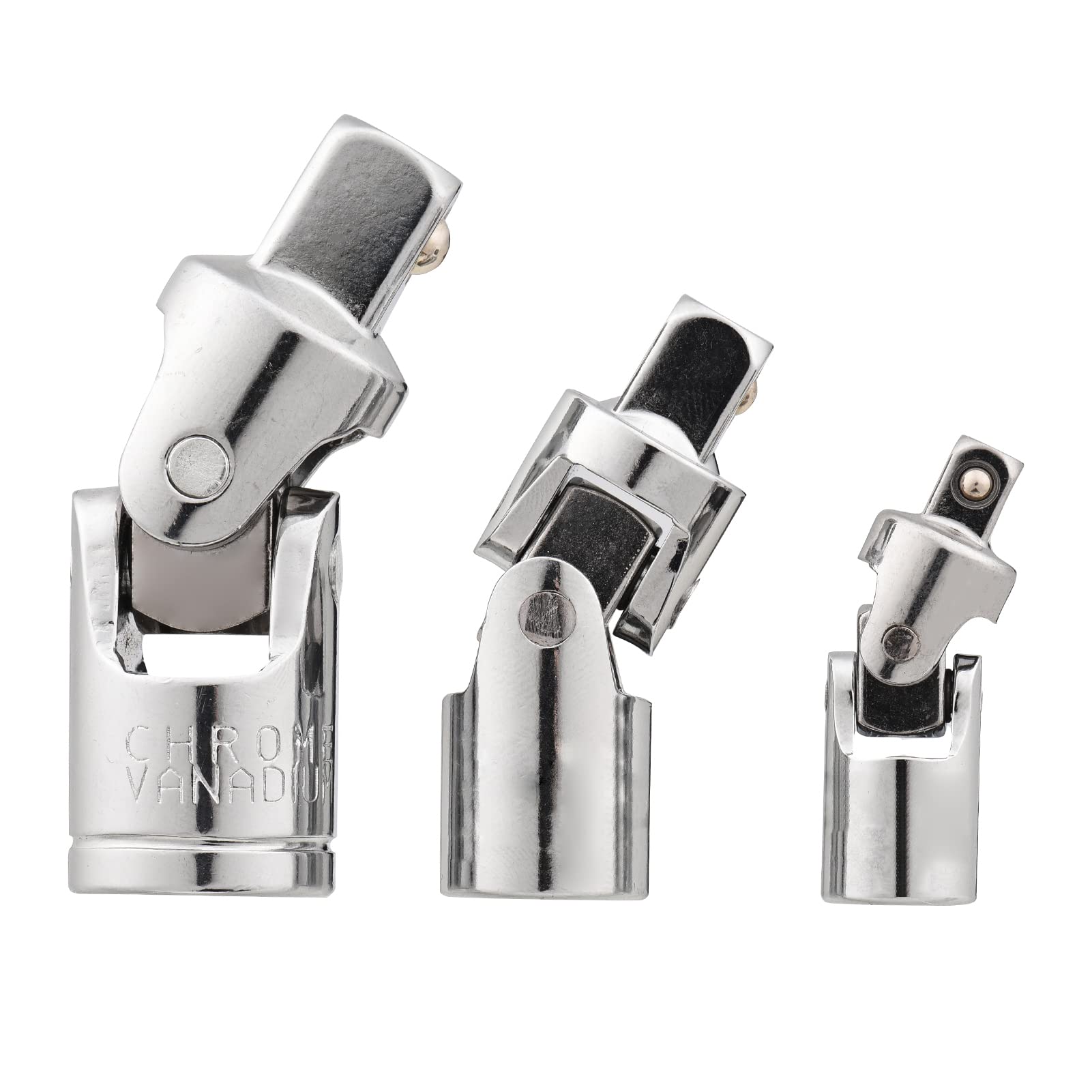 Lot de 15 accessoires d'outils d'entraînement comprenant des adaptateurs de douille, des extensions de joints universels, une barre d'extension d'impact et un adaptateur, accessoires professionnels