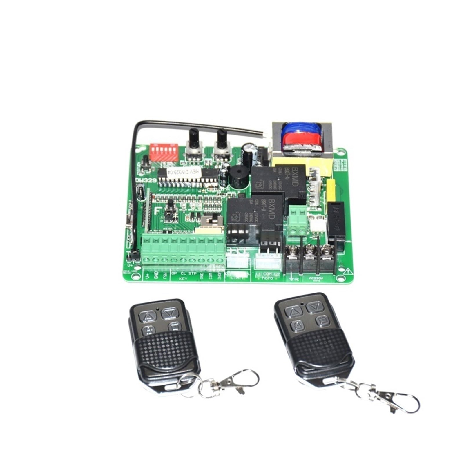 Elektrischer TüRöFfner, Schiebetüröffner Motor Platine Karte Controller PCB Motherboard mit Fernbedienung(2 remote control kit)