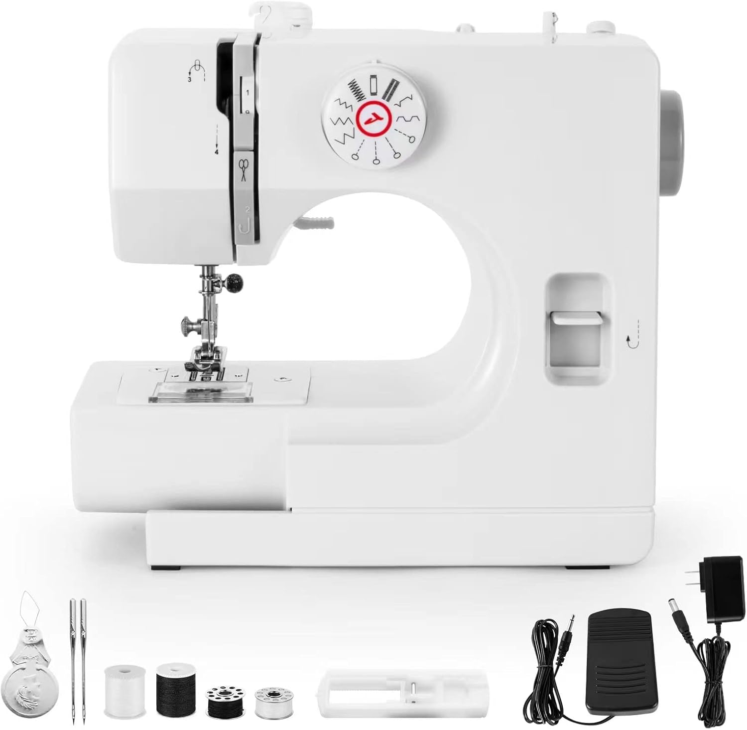 Sewing Machine, Mini Sewing Machine, Electric Portable Sewing Machine for Beginners